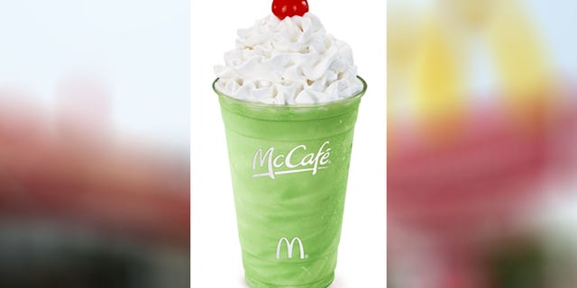 McDonald's Seasonal Shamrock Shake is back. 