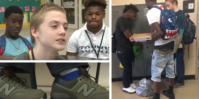 A Tennessee high school student who reportedly was bullied for wearing the same clothes every day was gifted new attire by his classmates.
