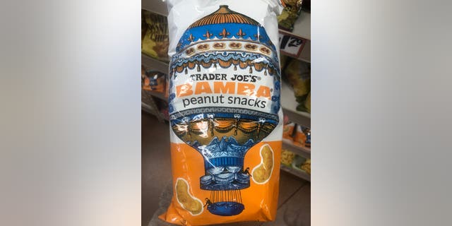 PETA shared an updated photo of Trader Joe's Bamba peanut snacks in the grocery store.