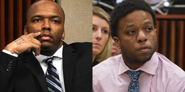 US News Dwright Boone-Doty, left, and Corey Morgan, right, at their separate trials at the Leighton Criminal Court building in Chicago on Tuesday, Sept. 17, 2019.