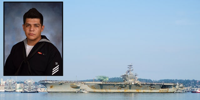 Logistics Specialist Seaman Juan José Garcia-Herrera, 21, died after a fall on the USS Nimitz late Friday.