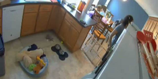 In addition to swigging what the homeowner believes to be milk from the fridge, the worker took a few sips of bourbon from a bottle the Overholts had on the counter.