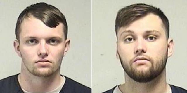 The Wisconsin brothers, Tyler Huffhines, left, and Jacob Huffhines were accused of leading a large empire of vape cartridge cartridges at the THC on the black market.