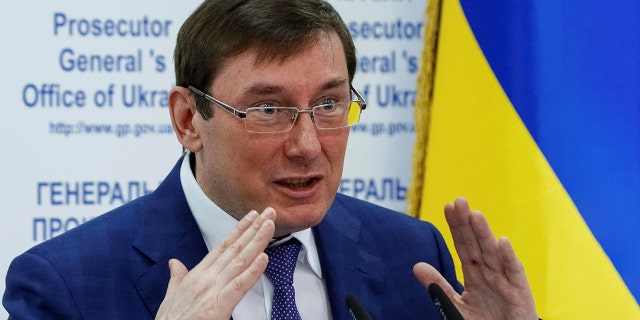 Prosecutor-general of Ukraine Yuri Lutsenko attends a news conference in Kiev, Ukraine, May 30, 2016. REUTERS/Gleb Garanich - D1BETHAMTIAA