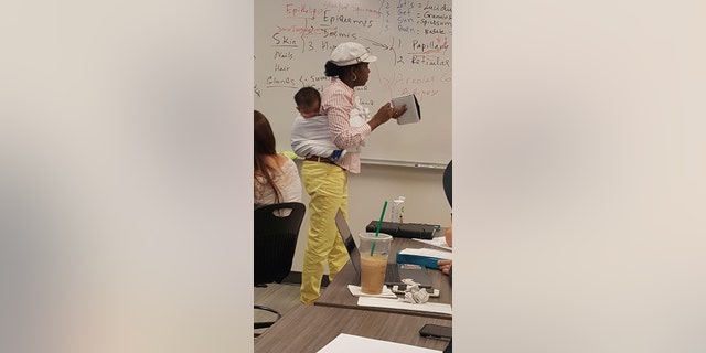 Dr. Ramata Sissoko Cissé knew just what to say when a student contacted her anxious that she couldn’t find a sitter for their morning class the next day. (Courtesy of Anna Cisse)