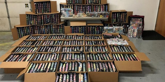 75,000 THC cartridges seized in Anoka County, Minn. on Monday are believed to have come from out of state for distribution in Minnesota.