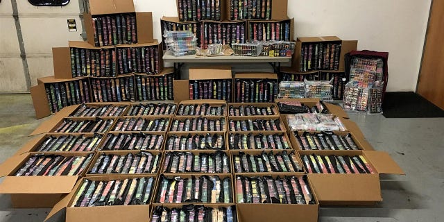 75,000 THC cartridges seized in Anoka County, Minn. on Monday are believed to have come from out of state for distribution in Minnesota.