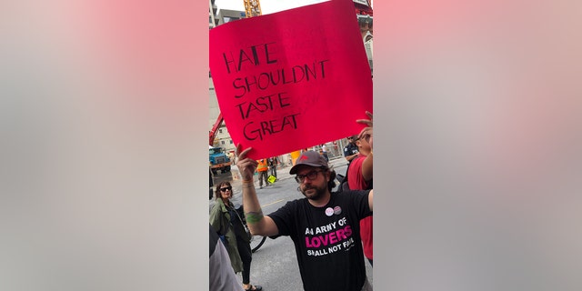 "We won't allow hateful rhetoric to be here," Justin Khan, an employee of local LGBTQ organization The 519 told CBC of the uproar. "The fact that Chick-fil-A is opening on the streets of Toronto is something that is quite alarming."