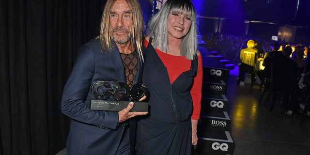 Iggy Pop, winner of the GQ Lifetime Achievement Award, and Debbie Harry attend the the GQ Men Of The Year Awards on Sept. 3, 2019 in London.