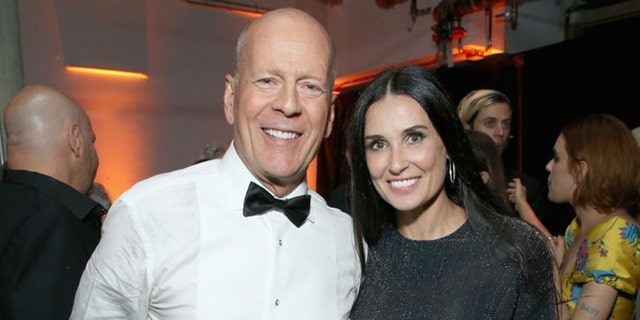 Bruce Willis and Demi Moore attend the after party for the Comedy Central Roast of Bruce Willis last year. (Photo by Phil Faraone/VMN18/Getty Images For Comedy Central)