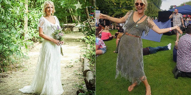 Now the repurposed dress is the aspiring singer’s go-to dress. She reportedly wears it on stage when she performs.