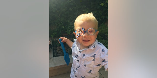 Theo suffered from childhood cataracts.