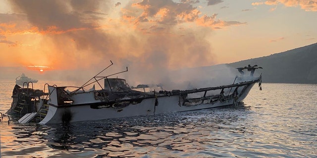 Dozens were confirmed dead after a diving vessel caught fire off Santa Cruz Island on Monday, officials said.
