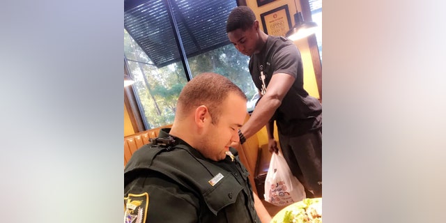 Juan O'Neal approached a deputy with the Volusia County Sheriff’s Office Saturday and asked if he could pray over him.