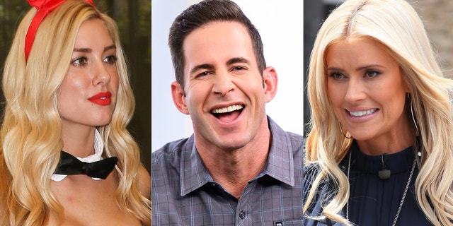 Heather Rae Young, left, joined fiancé Tarek El Moussa while he filmed ‘Flip or Flop’ with ex-wife and co-star Christina Haack, right just days after his reported blow up on set.