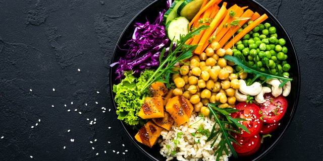 "The main thing we do is swap meat for beans, lentils and chickpeas. We eat lots of fruits, vegetables, nuts and seeds,” the parents said. "We then replace meat with legumes and swap dairy milk and cheese to plant-based alternatives."