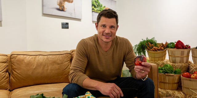 Nick Lachey is working with Subway's Feeding America to provide fresh vegetables for local food banks and pantries.
