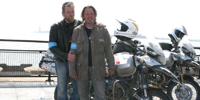 The trip they took in 2004's "Long Way Round" ended in New York City.