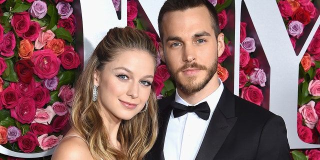 "Super Girl" star Melissa Benoist and Chris Wood attend the 72nd Annual Tony Awards at Radio City Music Hall on June 10, 2018 in New York City. The pair married in early September 2019.