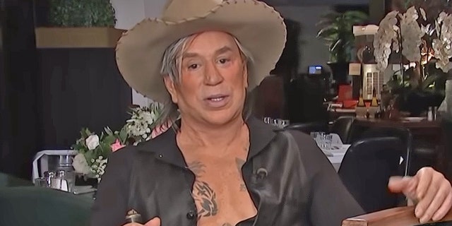 Mickey Rourke stunned viewers with an appearance on "Good Morning Britain." The "9 1/2 Weeks" star was virtually unrecognizable from his early Hollywood heartthrob days.