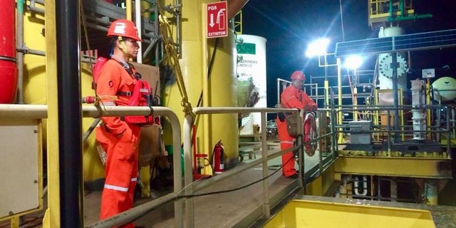 A platform under protection.