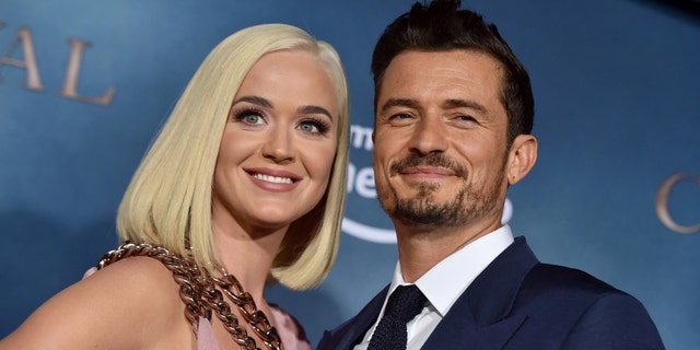 Katy Perry and Orlando Bloom attend the LA Premiere of Amazon's 