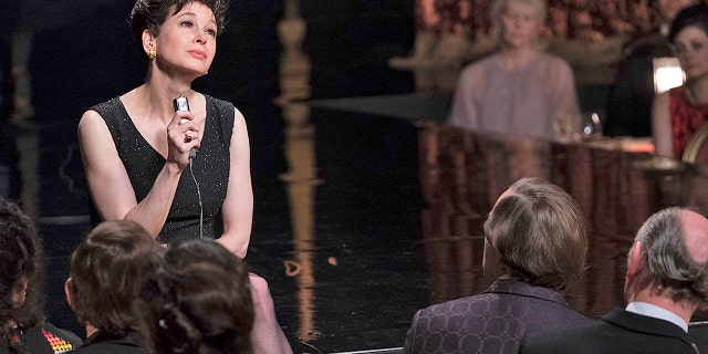 This image released by Roadside Attractions shows Renée Zellweger as Judy Garland in a scene from