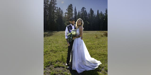 “When we decided to get married, I knew I wanted a biker-themed wedding," the groom said.