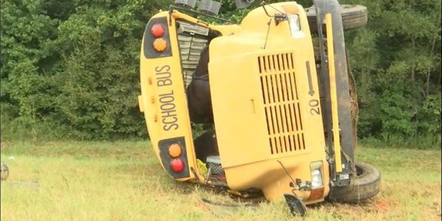 A school bus rolled over in Mississippi on Tuesday morning leaving the driver dead and several children seriously injured, according to local reports.