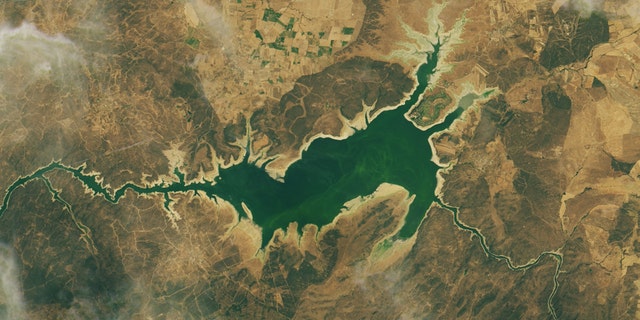 This photo was taken in July 2019. (Credit: NASA Earth Observatory, Lauren Dauphin, using Landsat data from the U.S. Geological Survey)