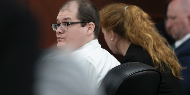 June 13: Timothy Jones Jr. looks around the courtroom during closing arguments of his trial in Lexington, S.C. (Tracy Glantz/The State via AP, Pool)