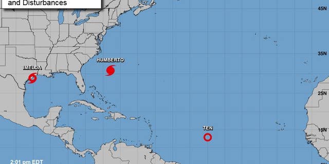 Three storm systems are brewing that are expected to impact Texas and the Atlantic Ocean.