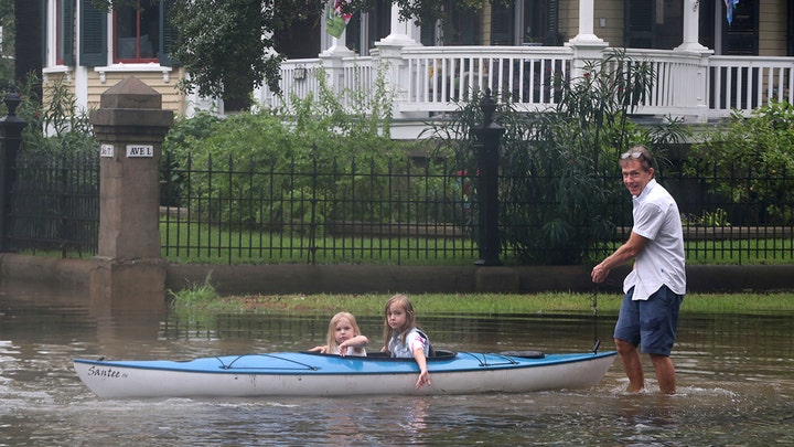 Tropical depression Imelda brings torrential downpours to Gulf Coast