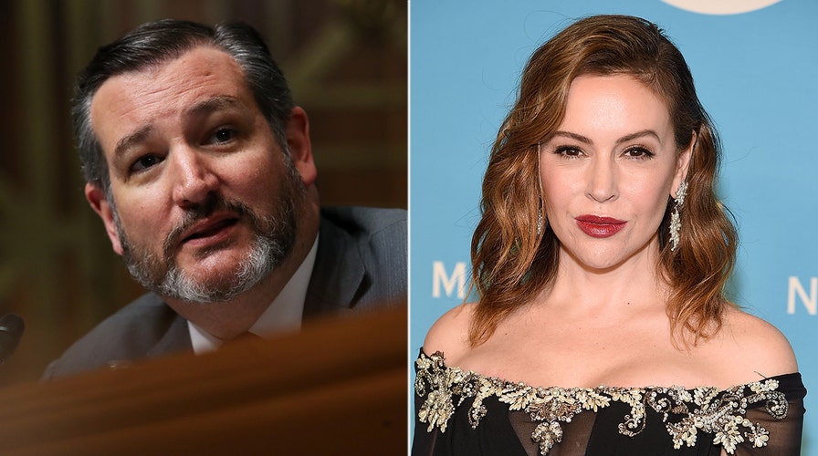 Ted Cruz Alyssa Milano trade barbs on Bible God given gun