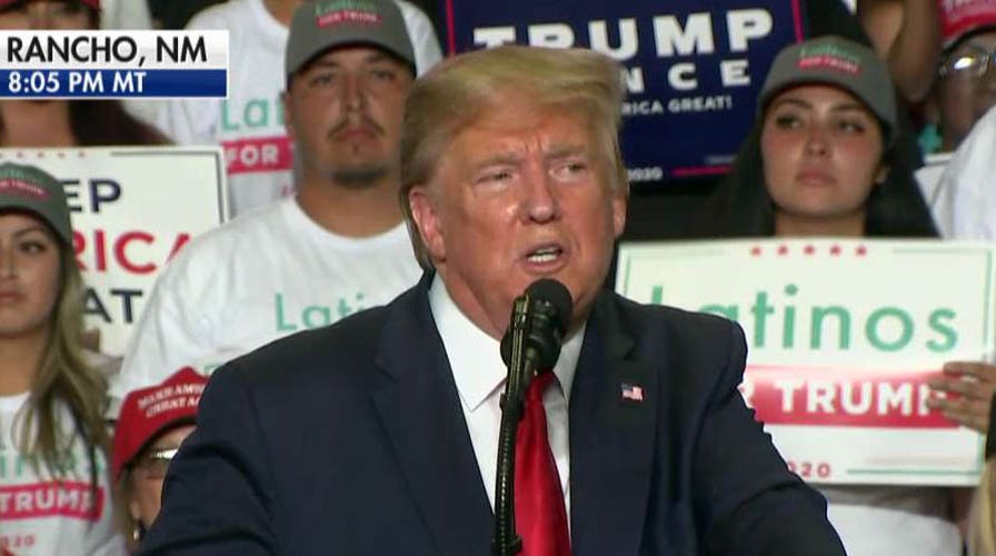 Trump riffs on 'snakes' in Washington, New York City, at New Mexico rally