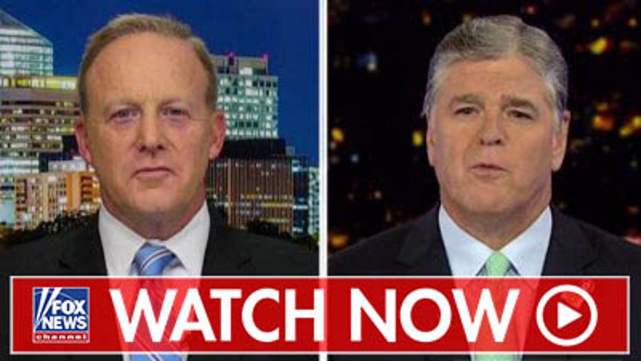 Sean Spicer reacts to CIA slamming CNN's 'misguided' reporting on alleged spy's extraction from Russia