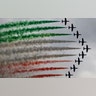 The Frecce Tricolori Italian Air Force aerobatic team performs during the Airpower 19 airplane show in Zeltweg, Styria, Austria, Sept. 6, 2019.?
