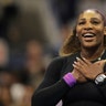 Serena Williams reacts after defeating Elina Svitolina, of Ukraine, during the semifinals of the U.S. Open tennis championships in New York, Sept. 5, 2019. 