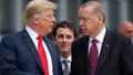 President Donald Trump, left, talks with Turkey's President Recep Tayyip Erdogan, as they arrive together for a family photo at a summit of heads of state and government at NATO headquarters in Brussels. The White House says Turkey will soon invade Northern Syria, casting uncertainty on the fate of the Kurdish fighters allied with the U.S. against in a campaign against the Islamic State group. (AP Photo/Pablo Martinez Monsivais, File) - Fox News
