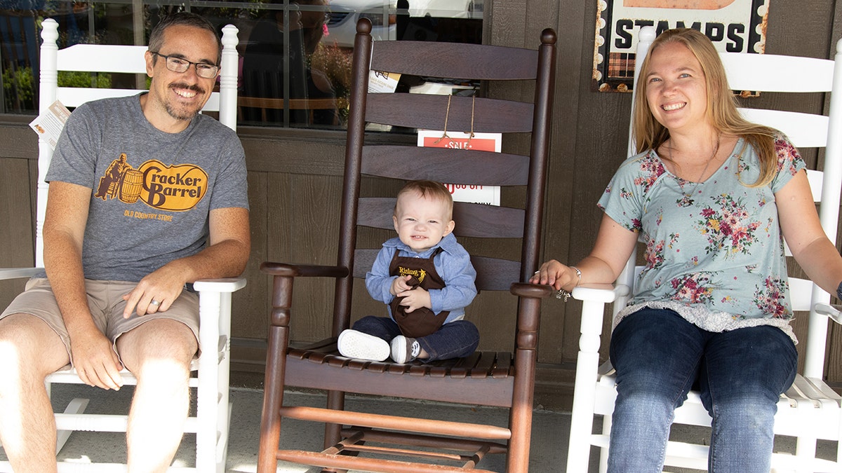 Cracker Barrel has been such a large part of Michael and Nicole Magnotta's life that they wanted to introduce their son to it at a young age. They hope the family tradition will continue.