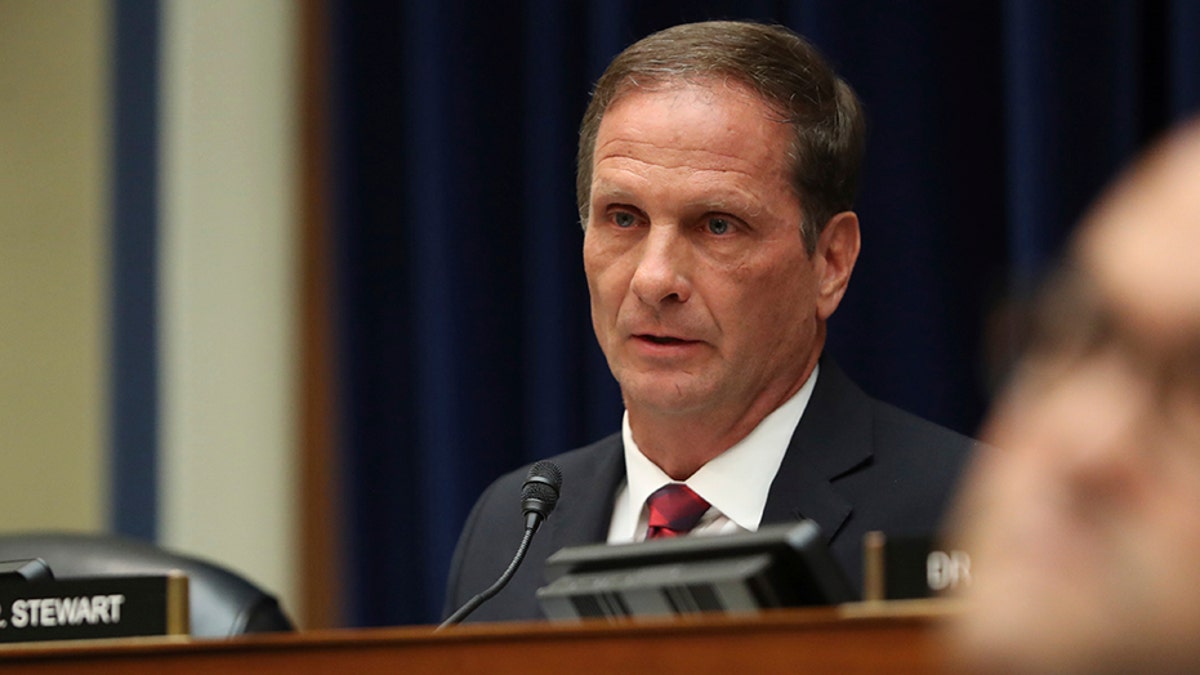 Rep. Chris Stewart, R-Utah, questions Acting Director of National Intelligence Joseph Maguire as he testifies before the House Intelligence Committee on Capitol Hill in Washington)