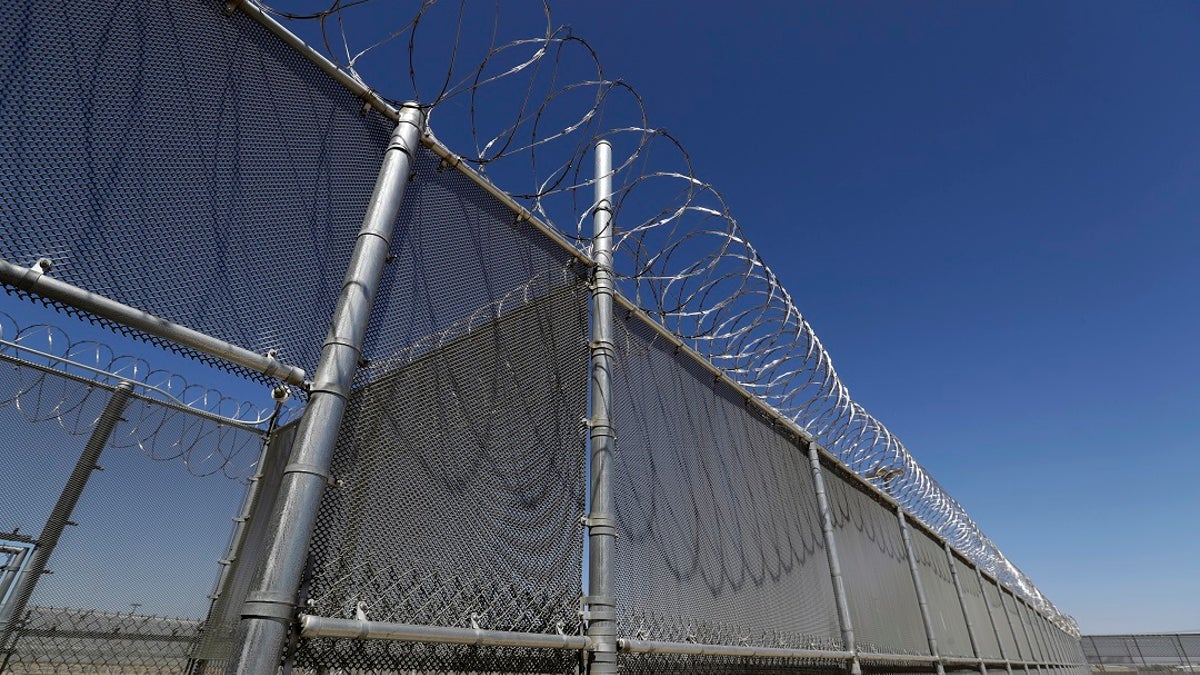 This Aug. 28 image shows the Adelanto U.S. Immigration and Enforcement Processing Center, operated by GEO Group, in Adelanto, Calif. (AP Photo/Chris Carlson)