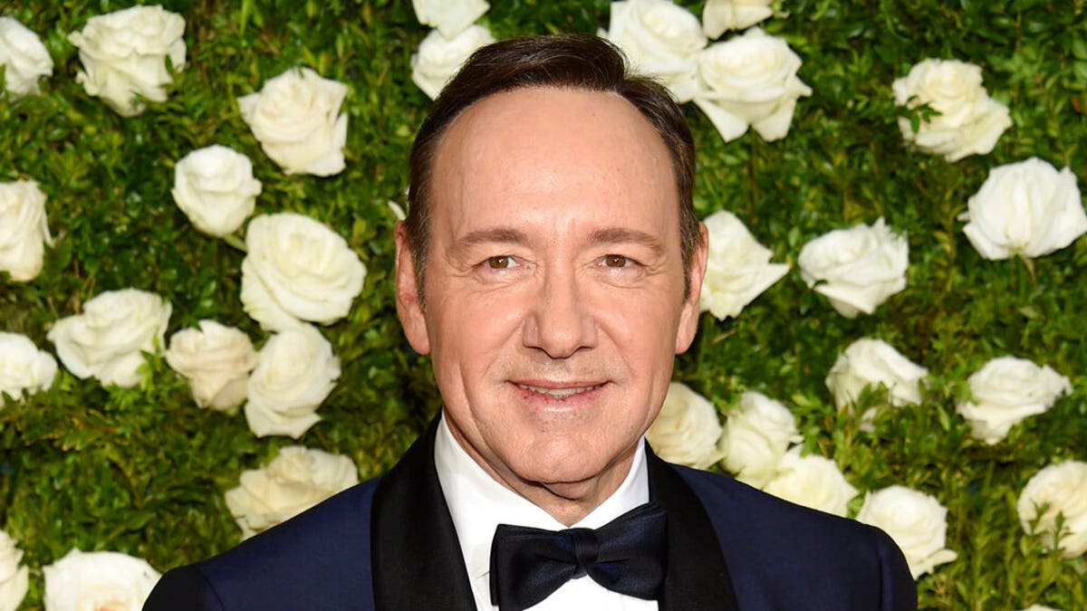 Kevin Spacey is seen at the 71st annual Tony Awards at Radio City Music Hall in New York. 