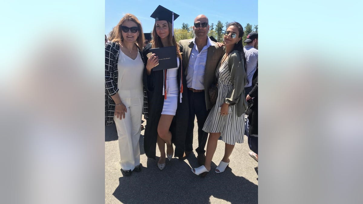 Amer Fakhoury at his daughter's graduation.
