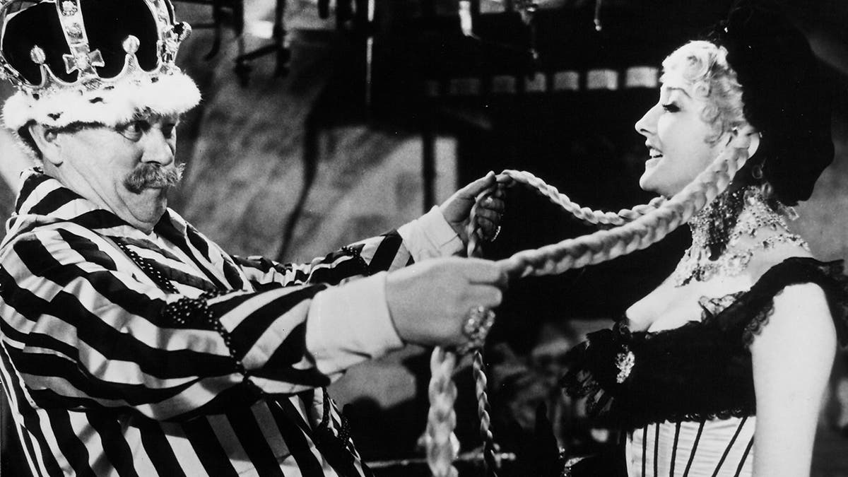 Gert Fröbe,left, and Anna Quayle in "Chitty Chitty Bang Bang" 1968.