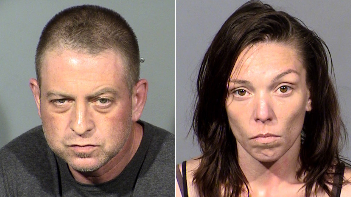 Christopher Prestipino, 45, and Lisa Mort, 31, were charged last week in connection to a body recovered on Oct. 8 in the Nevada desert found encased in concrete inside a wooden structure, police said. 