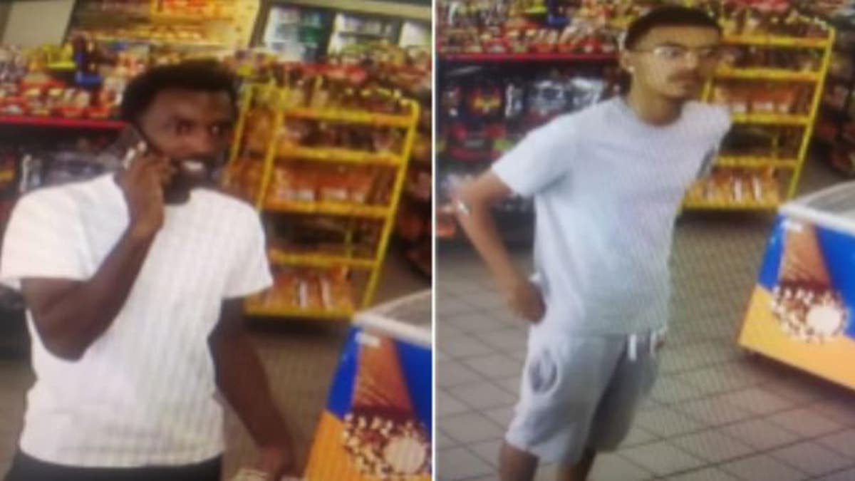 Dallas police are seeking two suspects for allegedly stealing more than $3,000 worth of gasoline from a pump late last month.