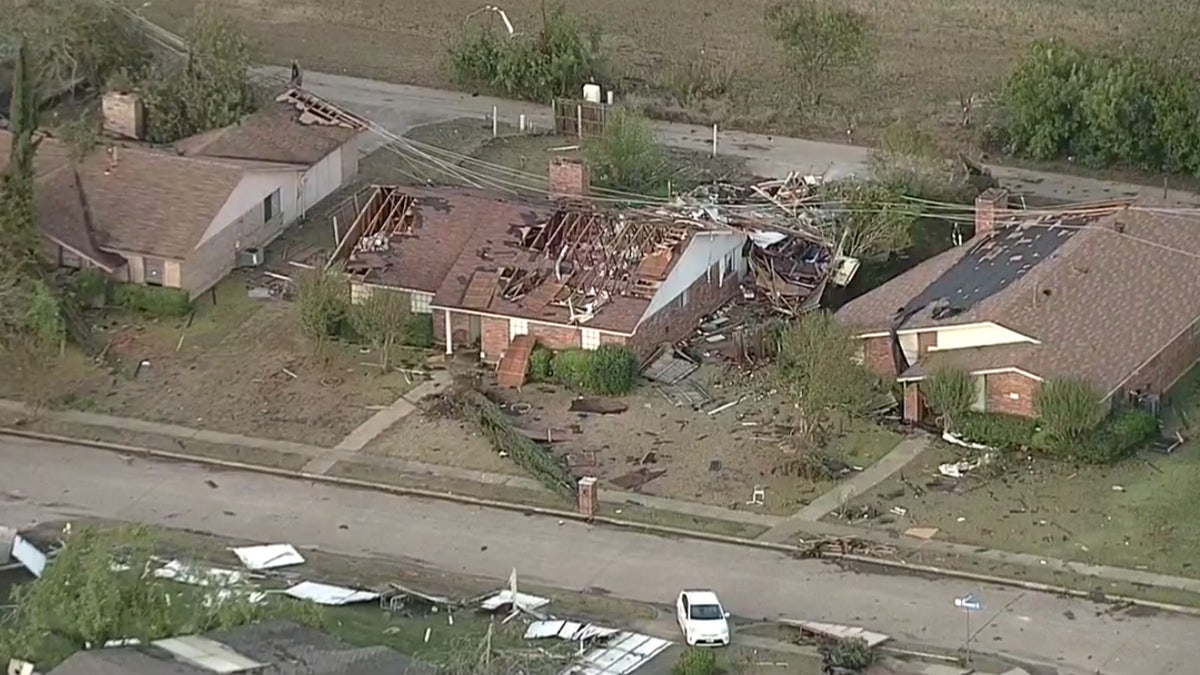 The tornado was reported around 9 p.m. Sunday, and caused extensive damage in the northern part of the city.