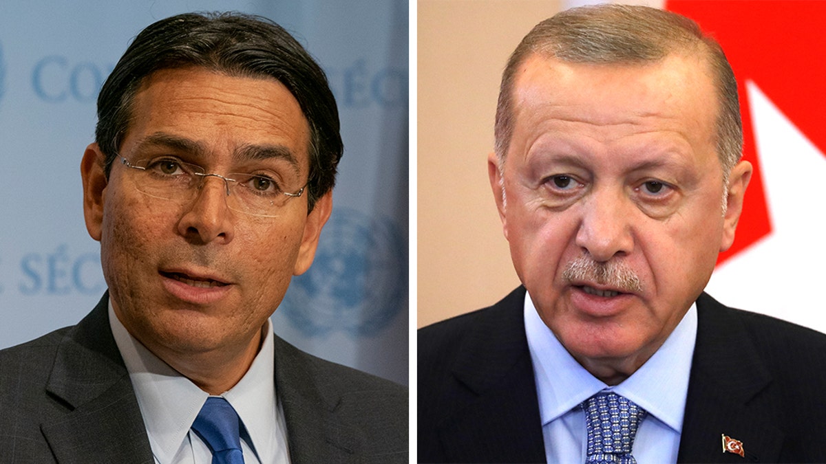 Israel’s Ambassador to the United Nations Danny Danon lashed out at Turkish President Recep Tayyip Erdogan in pointed remarks.