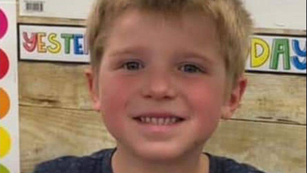 Ethan Haus, 6, was discovered laying with his dog in a cornfield early Wednesday morning. 